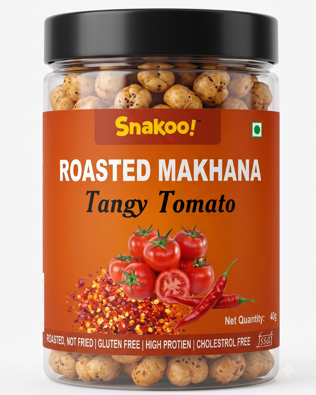 Snakoo Tangy Tomato Blast Roasted Makhana