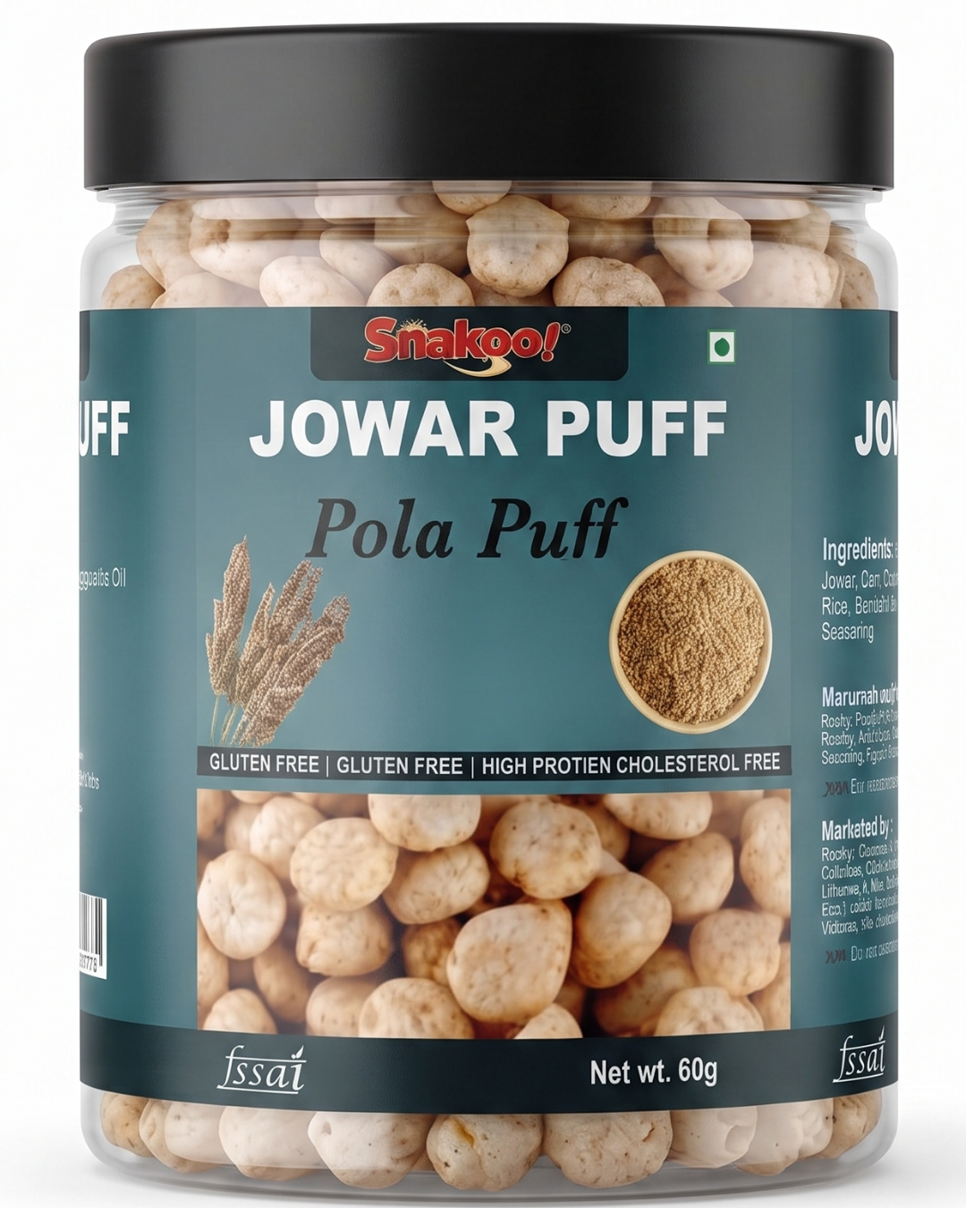 Snakoo Light Pola Puff Jowar Puff