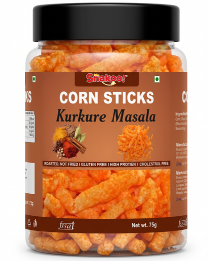 Snakoo Kurkura Masala Crunch Corn Sticks
