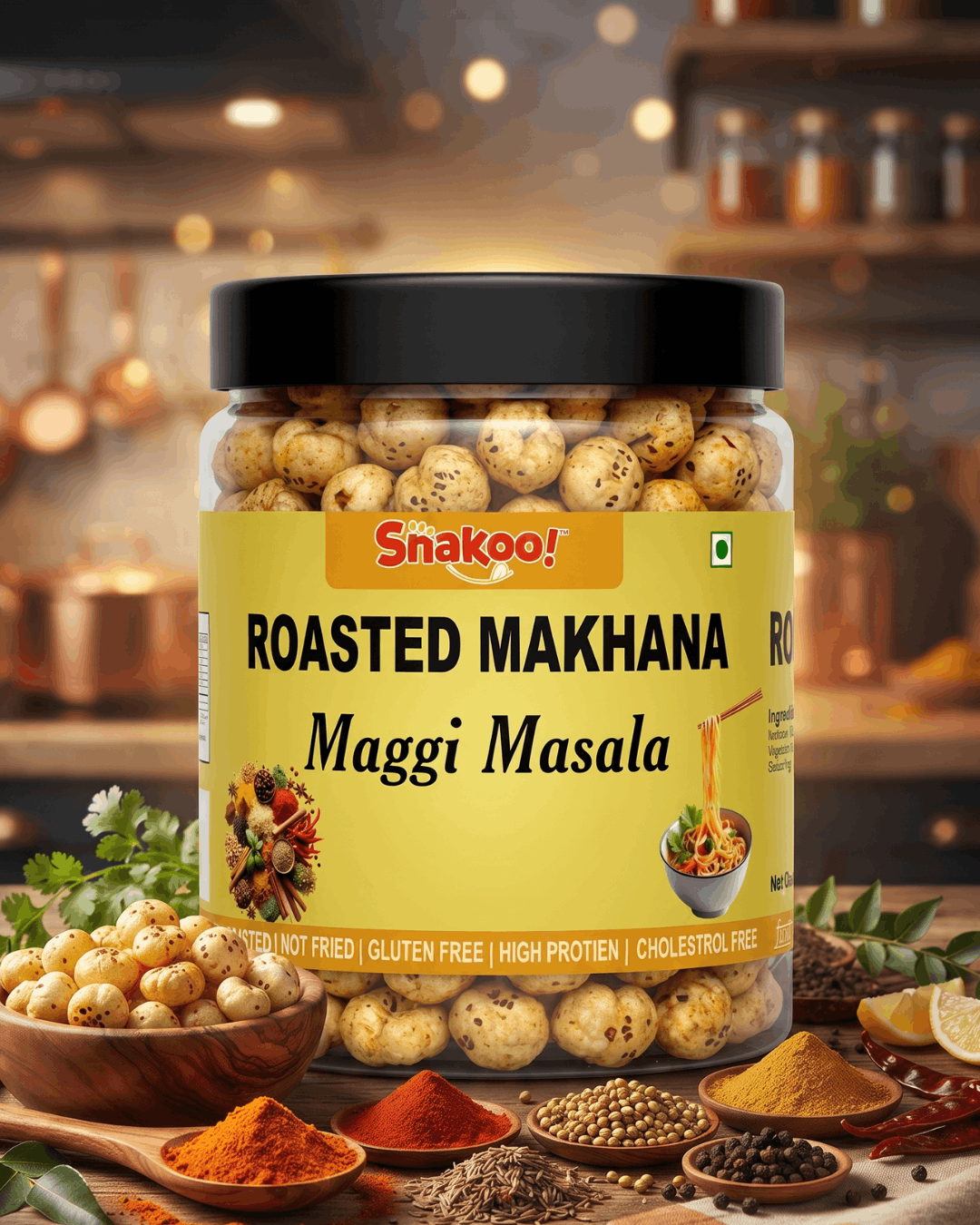 Snakoo Magic Masala Roasted Makhana