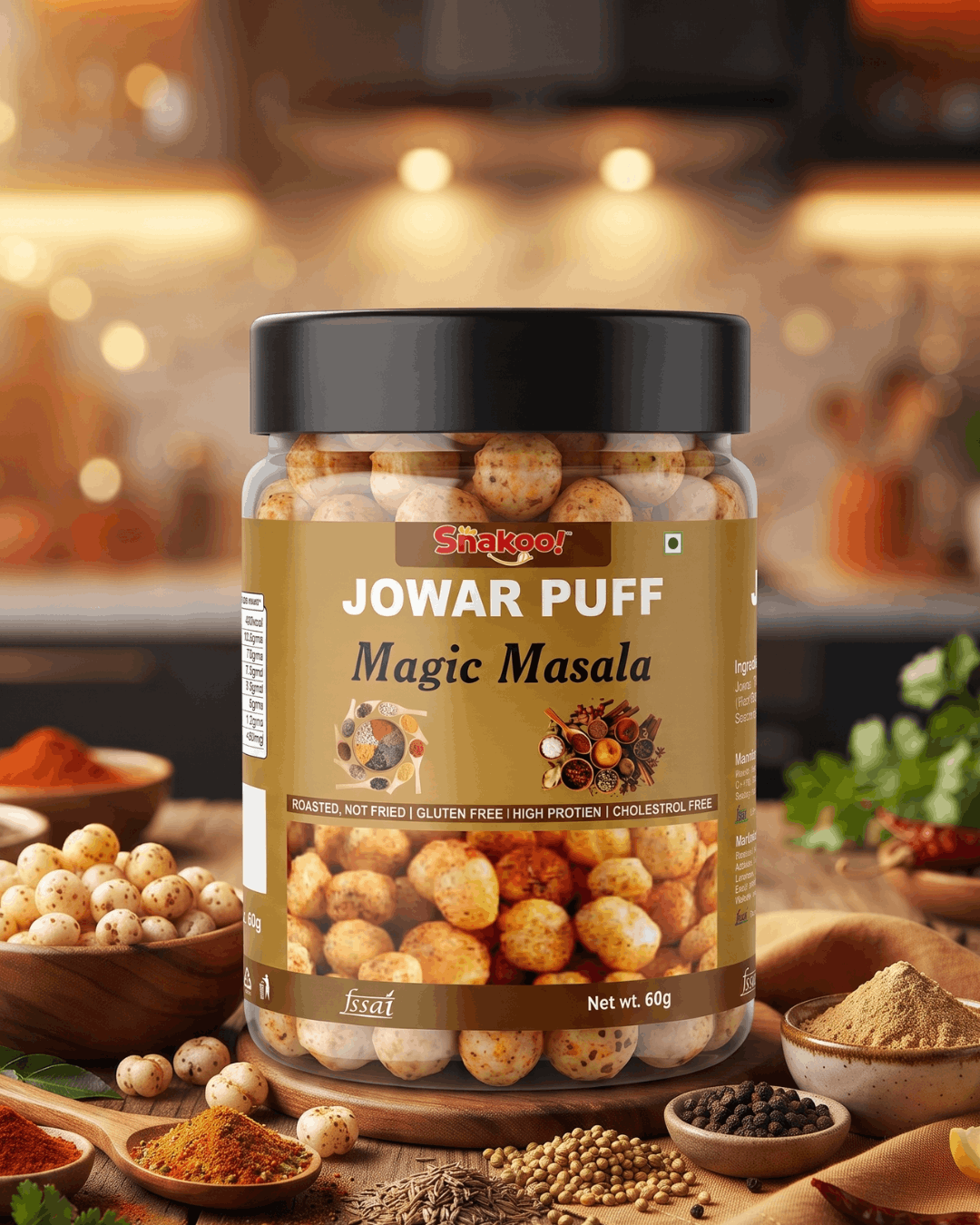 Snakoo Masala Magic Puff Jowar Puff