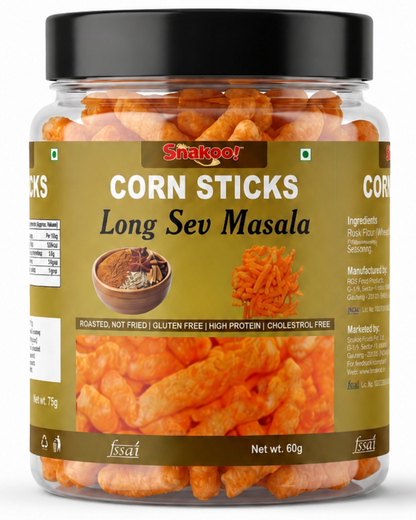 Snakoo Long Sev Masala Corn Sticks