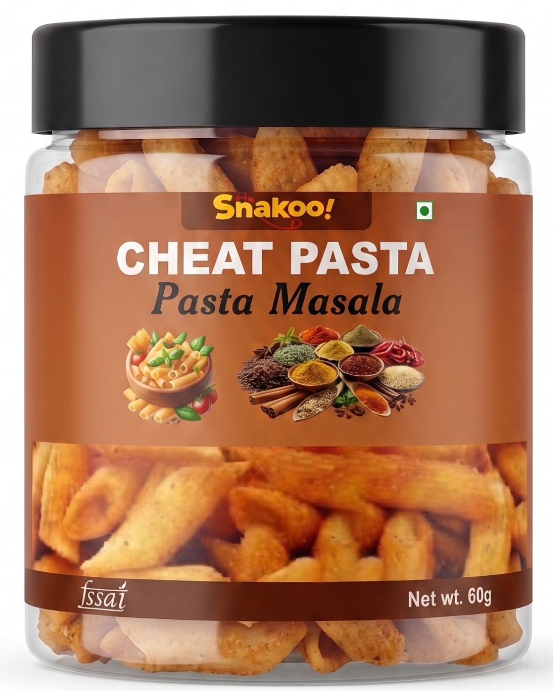 Snakoo Desi Pasta Masala Cheat Pasta