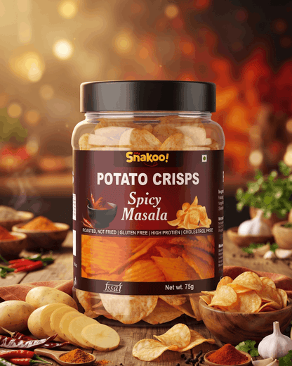 Snakoo Spicy Masala Blast Potato Crisps