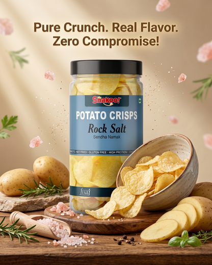 Snakoo Rock salt patato crisps