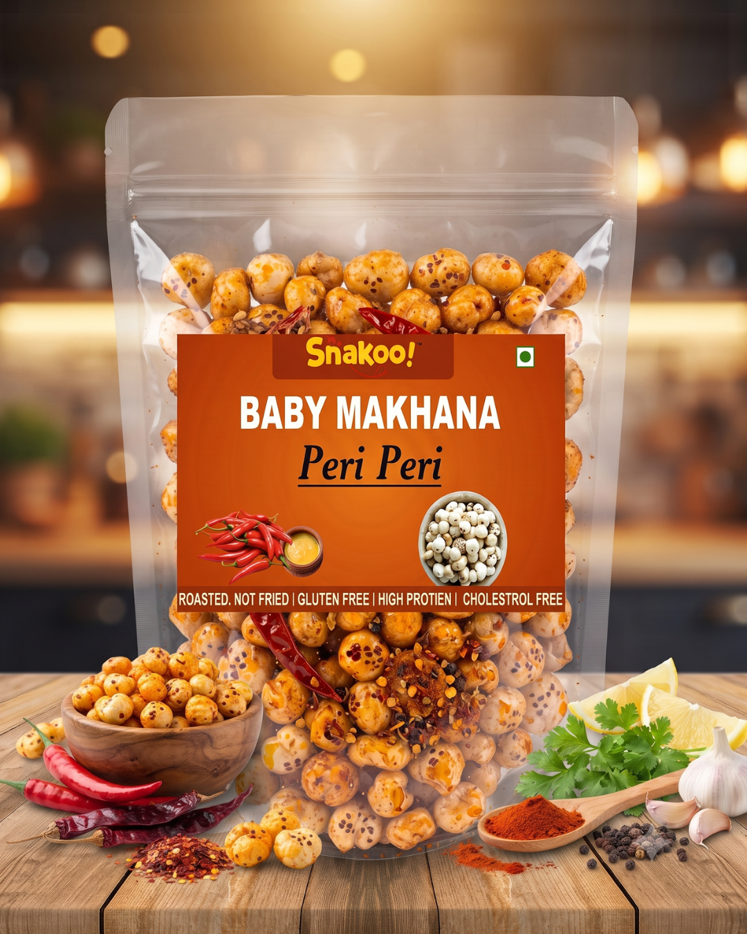 Snakoo Fiery Peri Peri Baby Makhana