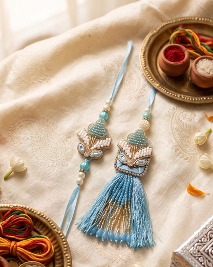 Royal Pearl Bhaiya Bhabhi Rakhi