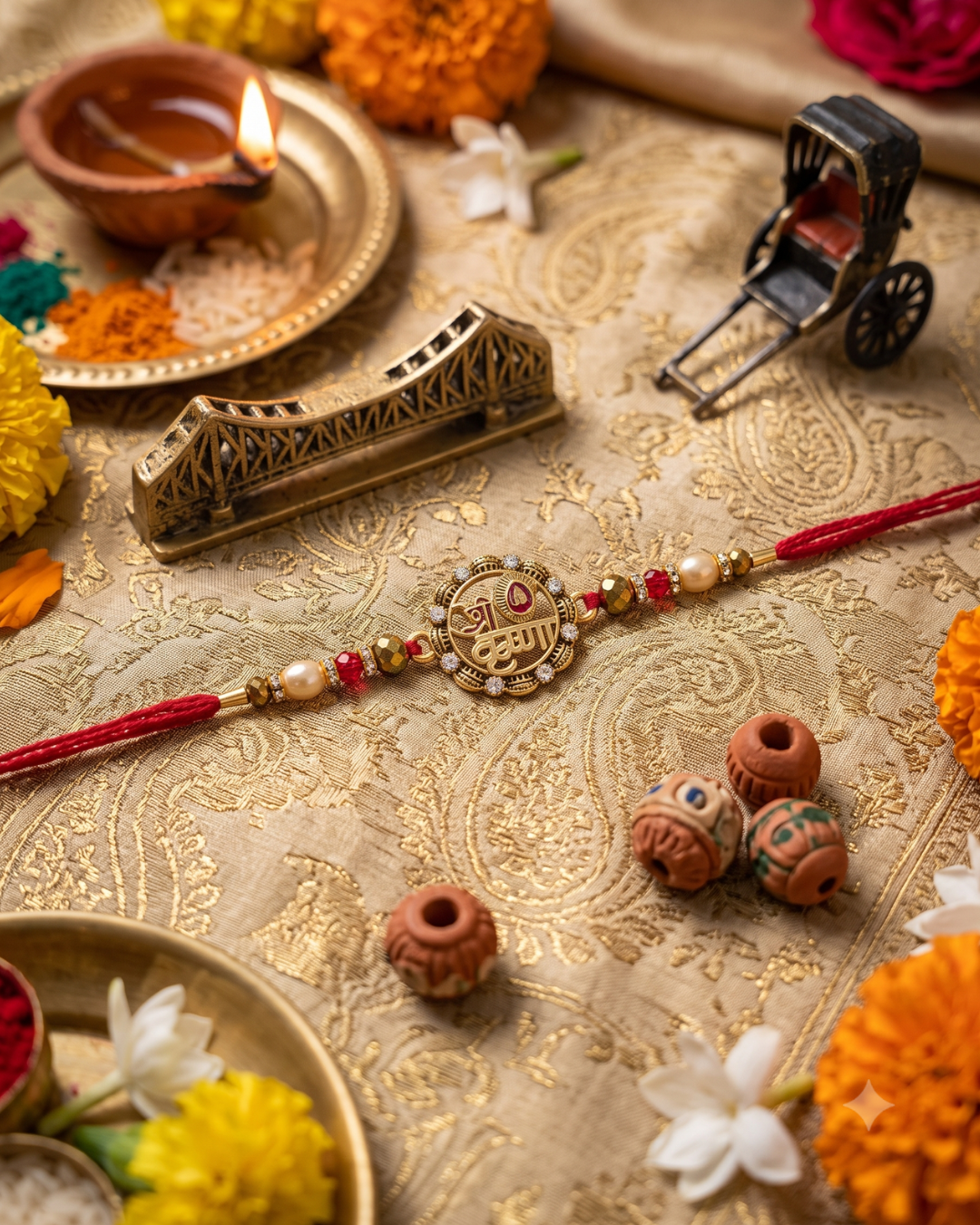 Auspicious Shree Krishna Thread Rakhi