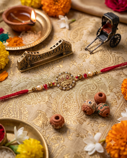 Auspicious Shree Krishna Thread Rakhi