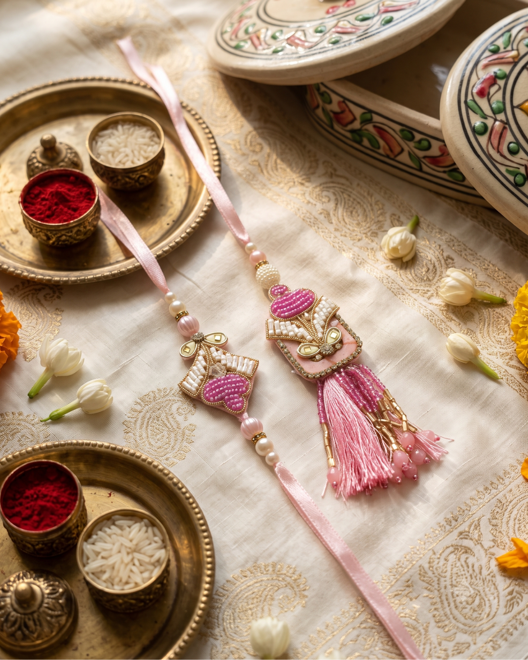 Royal Pearl Bhaiya Bhabhi Rakhi