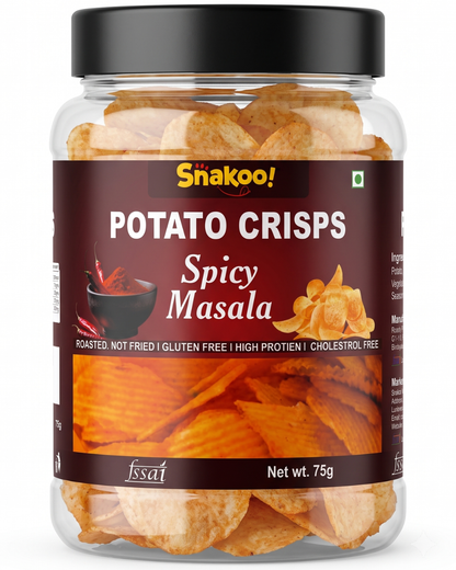 Snakoo Spicy Masala Blast Potato Crisps