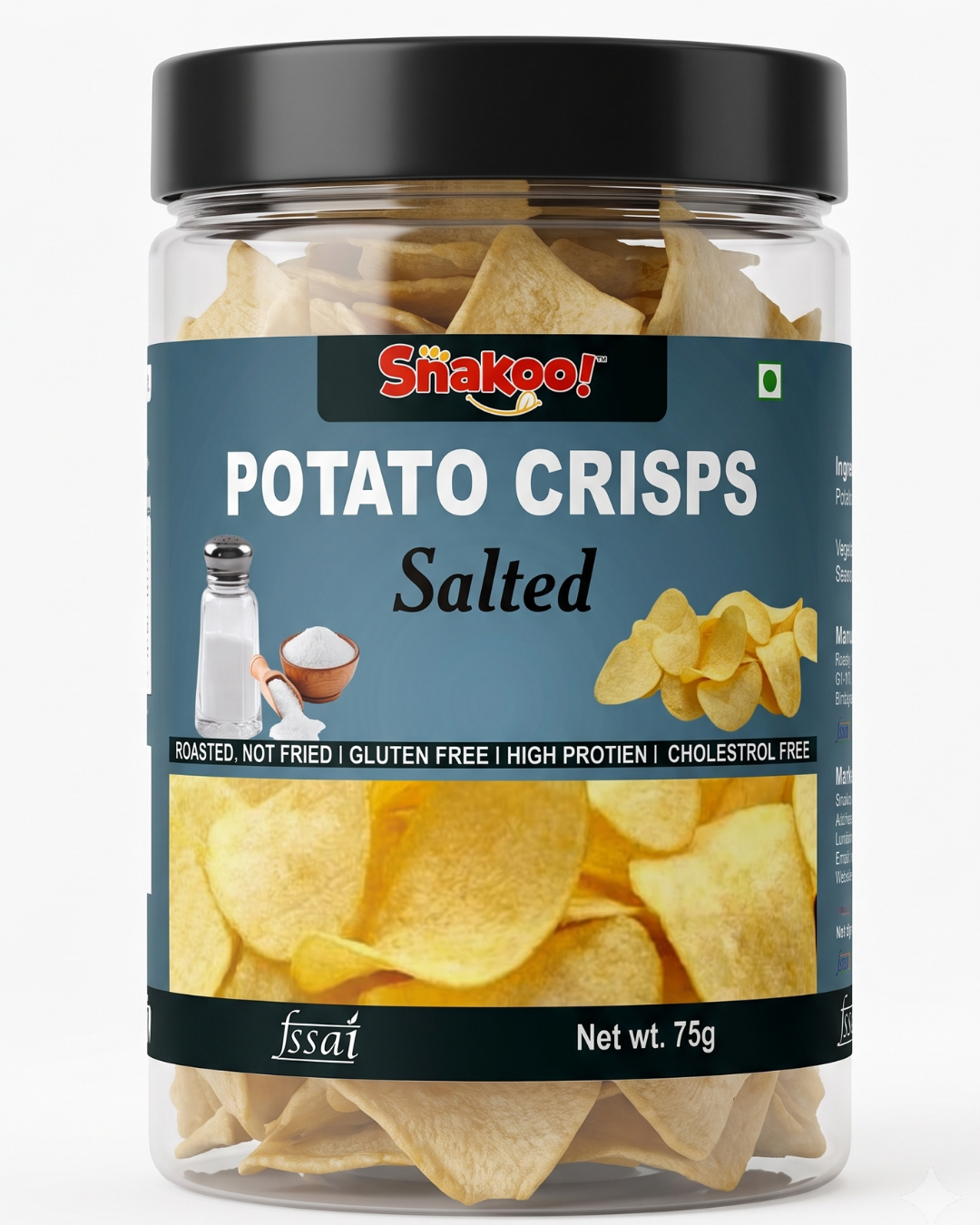 Snakoo Classic Sea Salt Potato Crisps