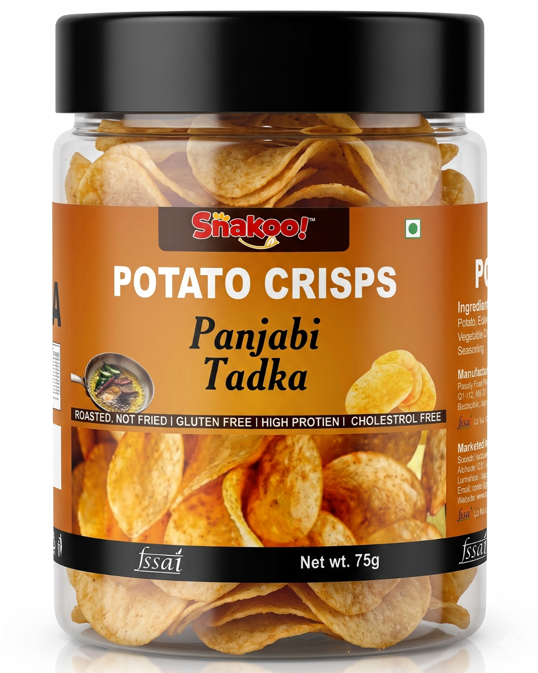 Snakoo Punjabi Tadka Punch Potato Crisps
