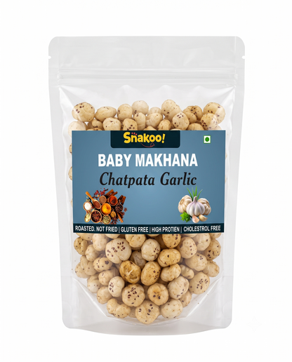 Snakoo Zesty Garlic Chatkara Baby Makhana