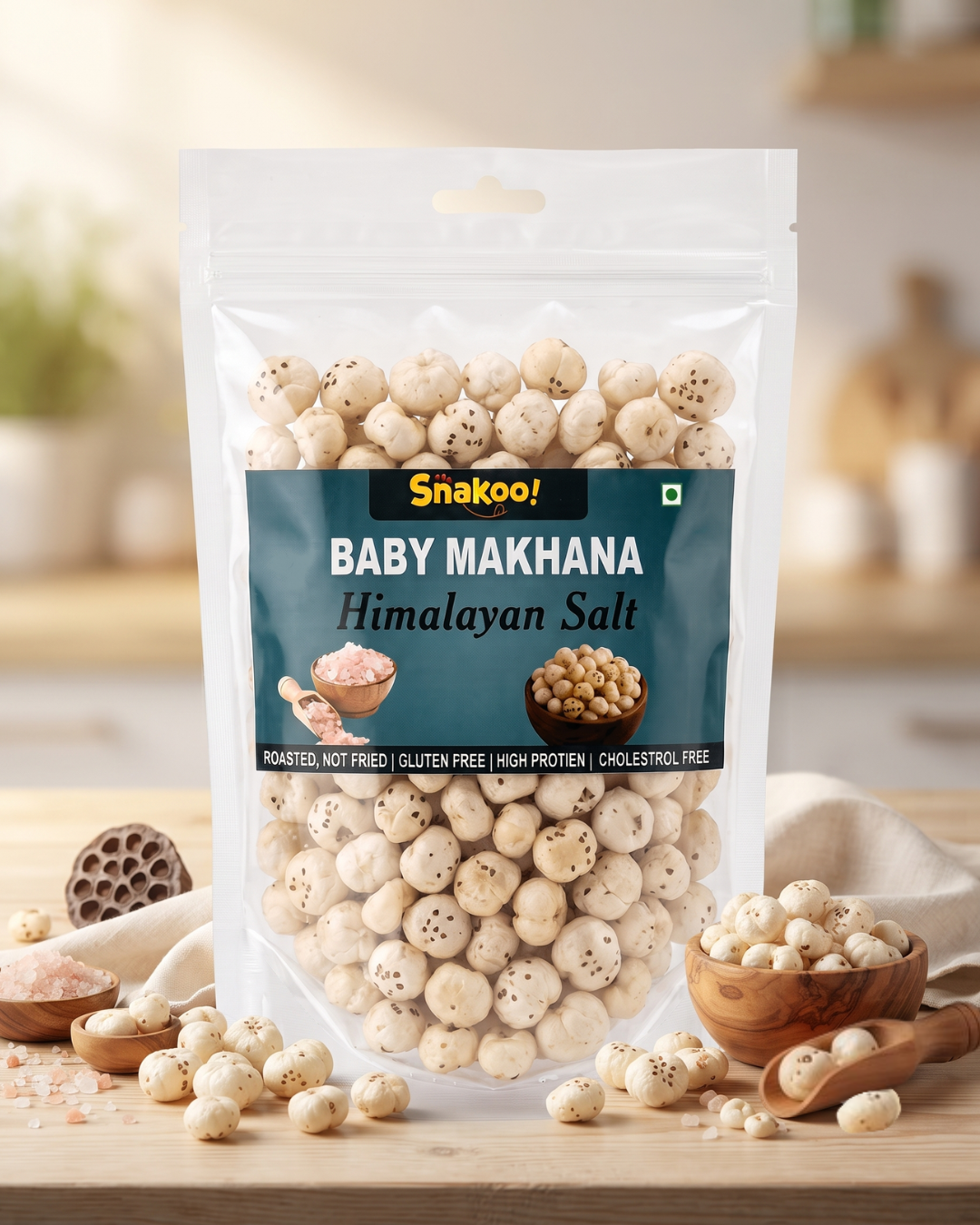 Snakoo Pure Himalayan Salt Baby Makhana
