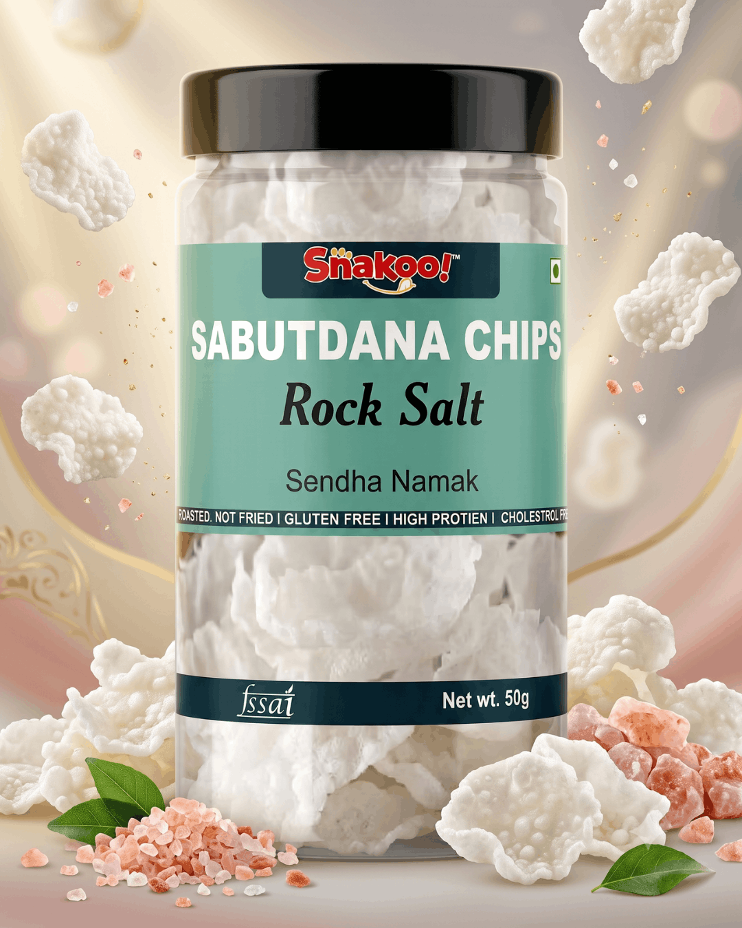 Sabudana Rock Salt Chips